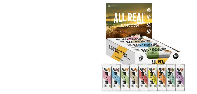 Open Box of All Real Nutrition Bars
