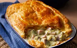 Bacon, Leek and Mushroom Pie