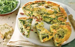 Bacon, Spinach and Potato Frittata