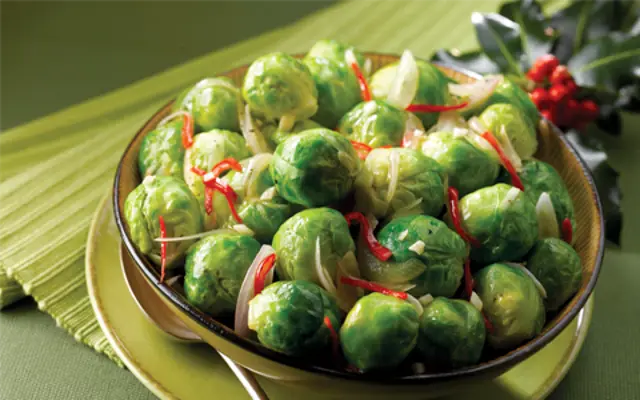 Brussels Sprouts with Chilli and Lemon