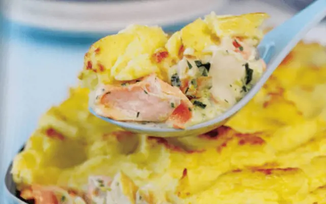 Creamy Fish Pie with Prawns