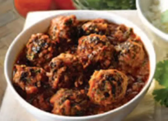 Organic Meatballs in Tomato and Ginger Sauce