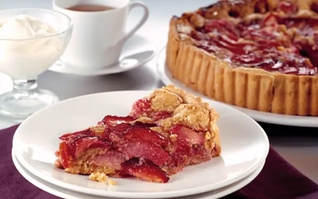 Plum and Almond Tart