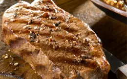 Steak with Mustard & Herb Dressing