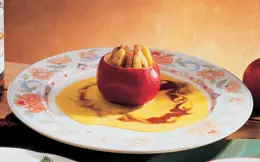 Two Armagh Apples with a Cooley Mountain Whiskey Sauce