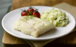 Roast Haddock with Champ