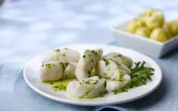 Steamed Sliced Whiting with Gremolata