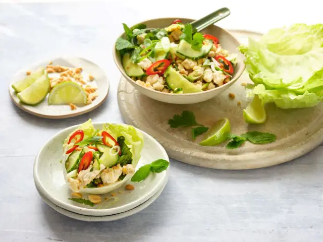 Thai Chicken Larb Salad