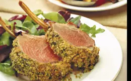 Roast Rack of Lamb with Herb Crust