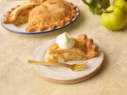 Warm Bramley Apple Tart