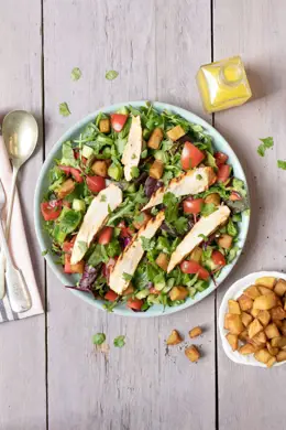 Spicy Moroccan Harissa Chicken Salad