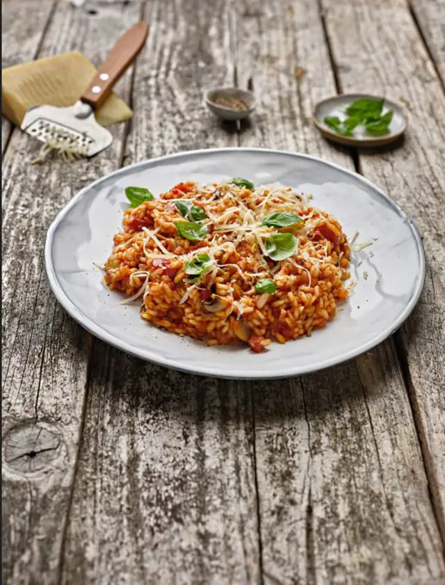 Bacon and Mushroom Risotto