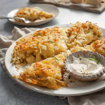 Three Cheese Rosti Potatoes