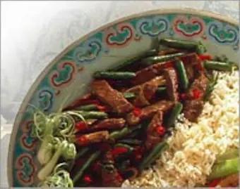 Stir-Fry Steak with Green Beans and Chilli