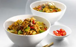 Minced Lamb with Pak Choi and Chillies