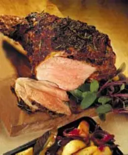 Roast Lamb with Garlic & Country Herbs