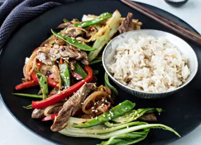 Teriyaki Lamb Stir-Fry
