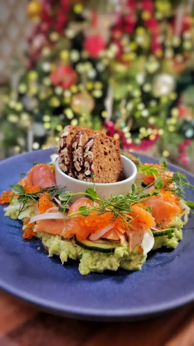 Neven's Smoked Salmon and Trout Wreath