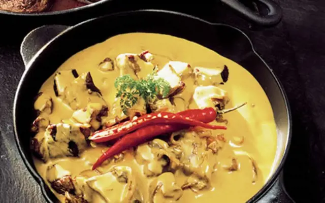 Lamb and Mushroom Korma